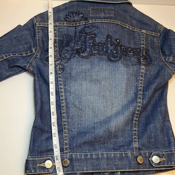 Fcuk blue Jean jacket Size 0 - Picture 9 of 9